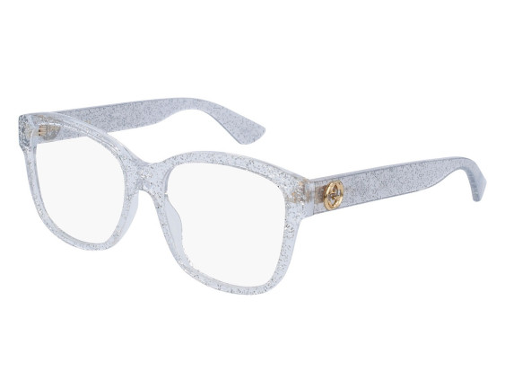 Gucci GG0038ON 006 Shiny Glitter Silver 54mm