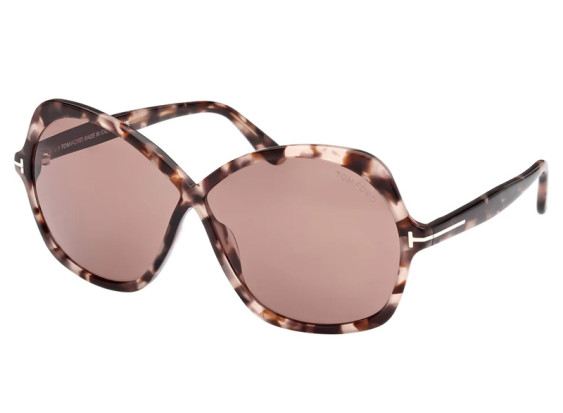 Tom Ford FT1013 55Y Coloured Havana/Violet