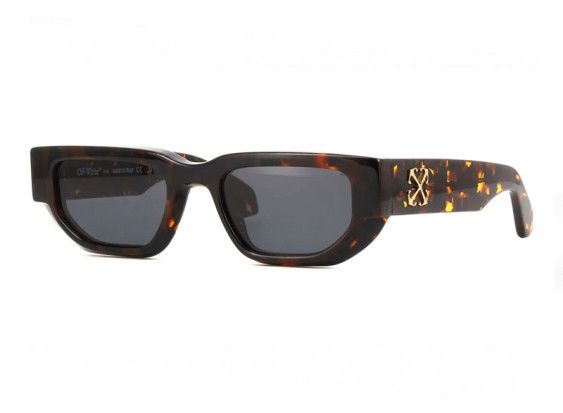 Off-White OERI115 GREELEY 6007 Havana/Dark Grey