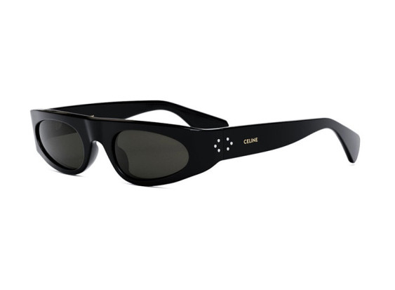 Celine CL40260I 01A Shiny Black/Smoke