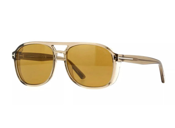Tom Ford FT1022 45E Shiny Light Brown/Brown