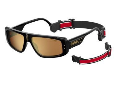 Carrera 1022/S 0YYC K1 Shiny Black/Brown Mirror