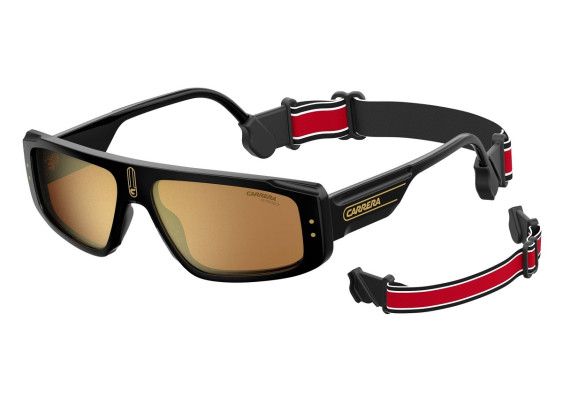 Carrera 1022/S 0YYC K1 Shiny Black/Brown Mirror