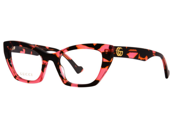 Gucci GG1334O 003 Spotted Black and Cherry Havana 52mm