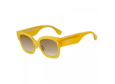 Fendi FF0458/G/S 40G/HA Yellow/Brown