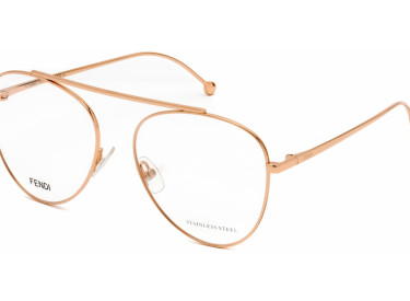 Fendi FF0352 0DDB 00 Gold Copper 56mm