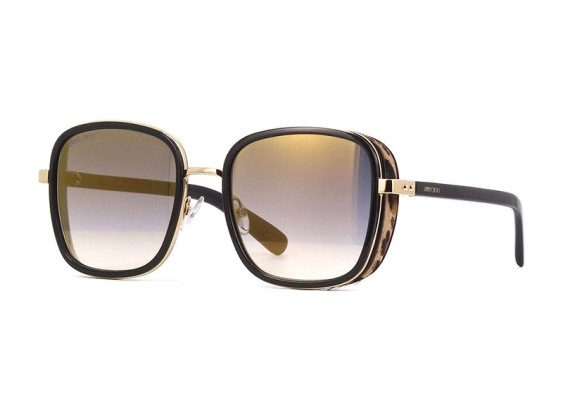 Jimmy Choo ELVA/S FP3FQ Gold/Black/Grey Gradient Gold Mirror