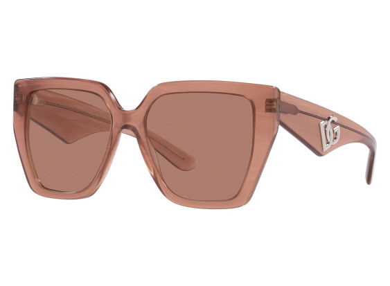 Dolce & Gabbana DG4438 3411/3 Fleur Caramel/Dark Brown