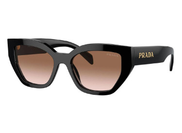 Prada PRA09S 1AB0A6 Black/Brown Gradient