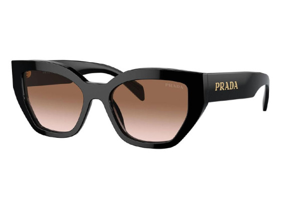 Prada PRA09S 1AB0A6 Black/Brown Gradient