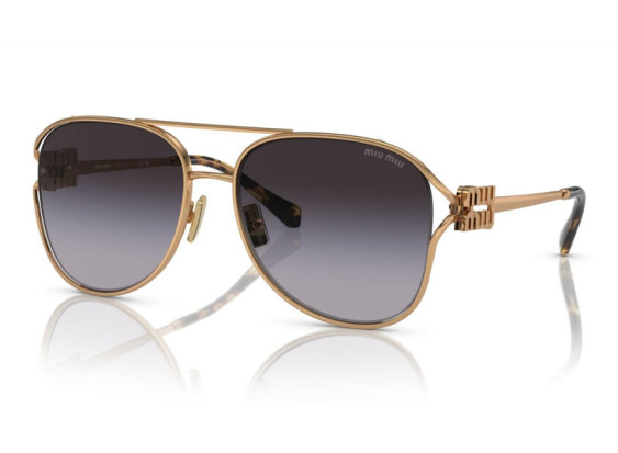 Miu Miu MU52ZS 7OE5D1 Antique Gold/Grey Gradient