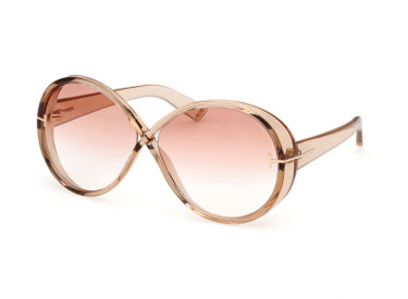Tom Ford FT1116 45T Shiny Light Brown/Bordeaux Gradient