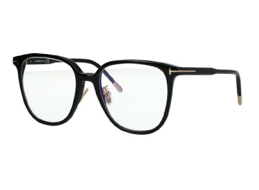 Tom Ford FT5778-D-B 001 Shiny Black/Clear Blue Light Block 53mm