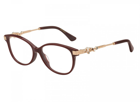 Jimmy Choo JC221/F 0LHF Opal Burgundy