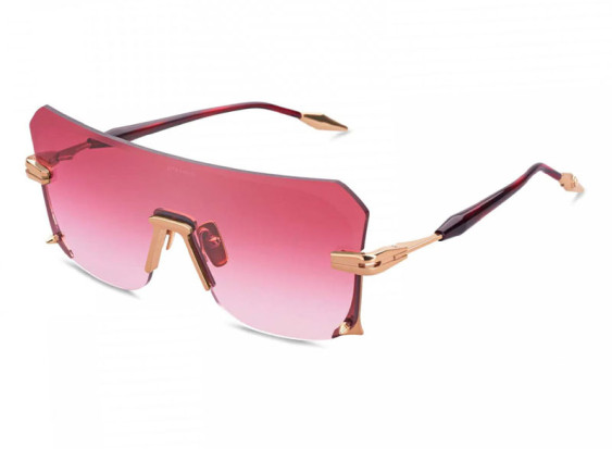 Dita LANITI-DTS-153-A-01  Rose Gold - Napa Red Swirl / Reverse Red Gradient
