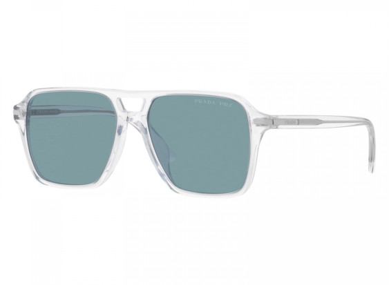 Prada PR20YS 2AZ04D Transparent/Polarized Green