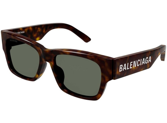 Balenciaga BB0262SA 002 Dark Havana/Green