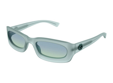 Gucci GG1786S 005 Matte Milky Light Green/Light Blue to Light Green Gradient
