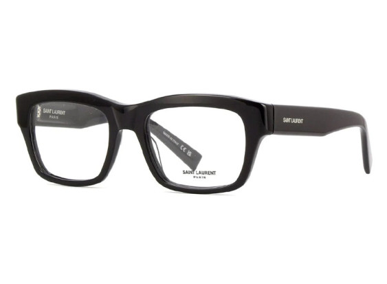Saint Laurent SL616 001 Shiny Black 53mm