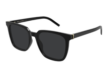 Saint Laurent SLM146 001 Shiny Black/Grey