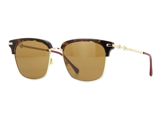 Gucci GG0918S 002 Gold/Havana/Brown