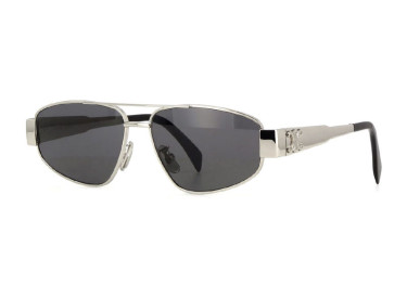 Celine CL40281U 16A Shiny Palladium/Smoke