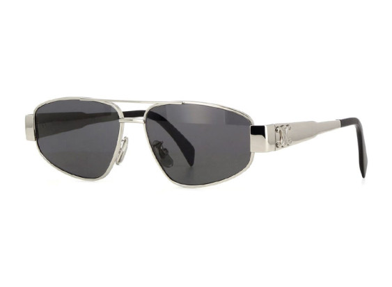 Celine CL40281U 16A Shiny Palladium/Smoke