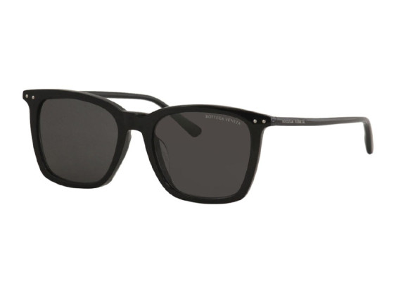 Bottega Veneta BV0251SA 001 Shiny Black/Grey