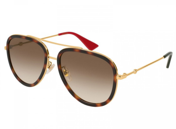 Gucci GG0062S 012 Tortoiseshell/Brown