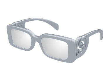 Gucci GG1325S 011 Silver/Grey Silver Mirror