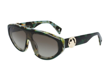 Lanvin LNV606S 325 Green Havana/Grey Gradient
