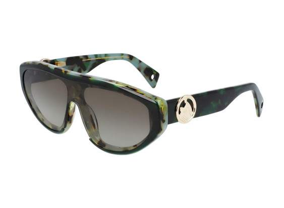 Lanvin LNV606S 325 Green Havana/Grey Gradient