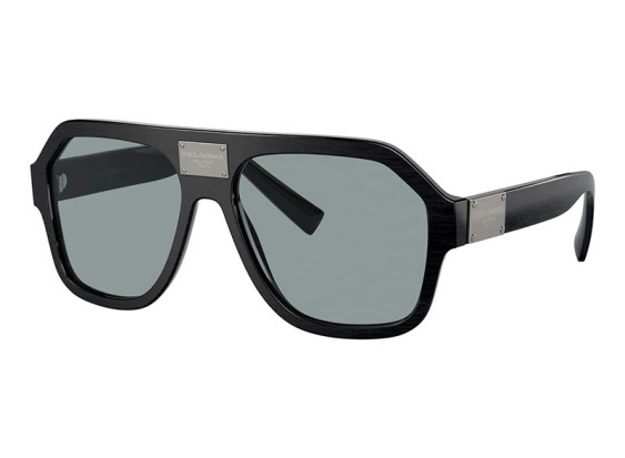 Dolce & Gabbana DG4433 282087 Brushed Black/Dark Gray
