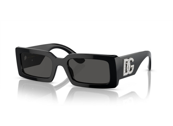 Dolce & Gabbana DG4447B 335587 Shiny Black/Dark Grey
