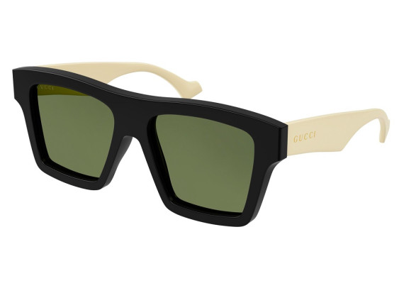 Gucci GG0962S 001 Black White/Green
