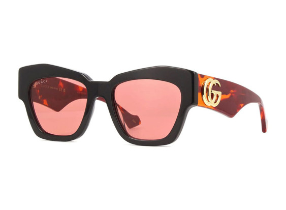 Gucci GG1422S 005 Black/Havana/Rust