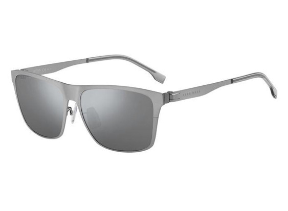 Hugo Boss BOSS 1410/F/S R81/T4 Matte Ruthenium/Silver Mirror