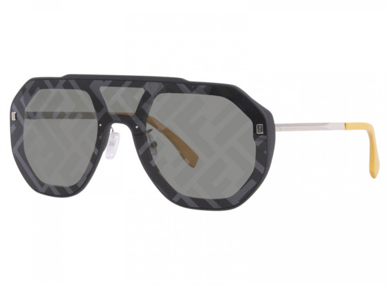 Fendi FE40006U 02C Matte Black / Silver Mirror