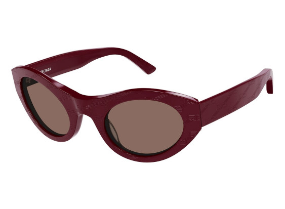 Balenciaga BB0250S 004 Burgundy/Brown