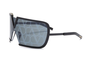 Valentino V-ROMASK VLS-120D Black Iron/Dark Grey with Black Flash Mirror Monogram Pattern AR