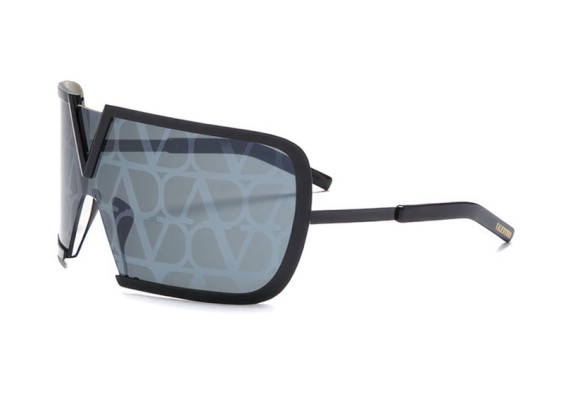 Valentino V-ROMASK VLS-120D Black Iron/Dark Grey with Black Flash Mirror Monogram Pattern AR