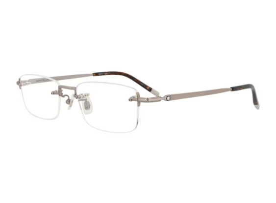 Montblanc MB0132O 002 Grey 54mm