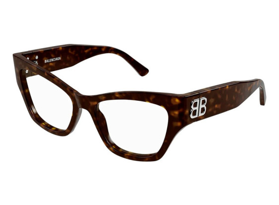 Balenciaga BB0362O 002 Havana 54mm