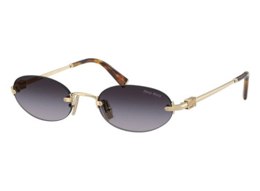Miu Miu MUA54S ZVN5D1 Pale Gold/Grey Gradient