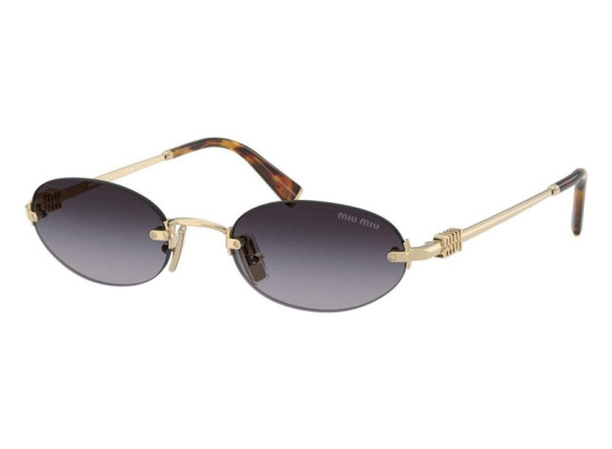 Miu Miu MUA54S ZVN5D1 Pale Gold/Grey Gradient