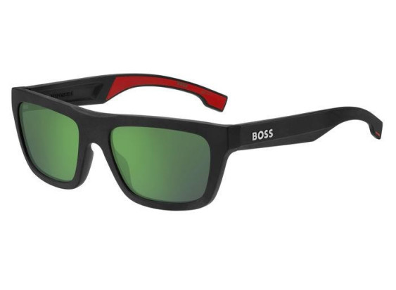 Hugo Boss BOSS 1450/S BLX/Z9 Matte Black/Red/Green Mirror