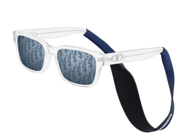 Dior CD LINK S1U 88B8 Shiny Crystal/Blue with Dior Logo Pattern Mirror