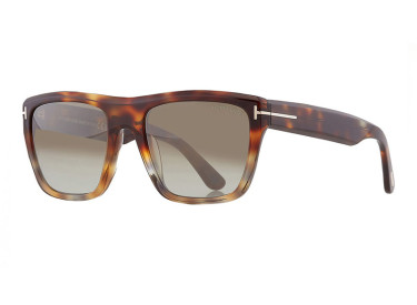 Tom Ford FT1077 55G Coloured Havana/Brown Mirror