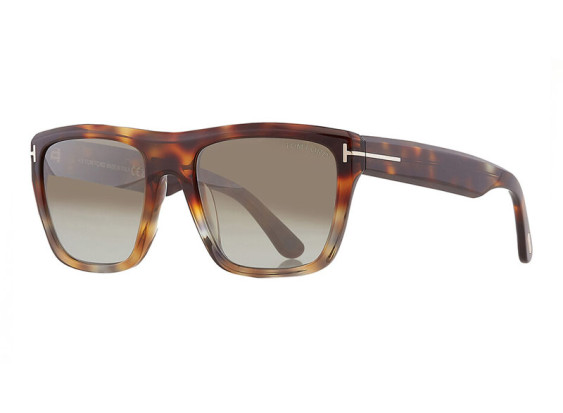 Tom Ford FT1077 55G Coloured Havana/Brown Mirror