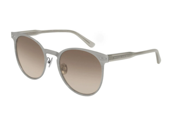 Bottega Veneta BV0225S 002 Silver/Brown Gradient